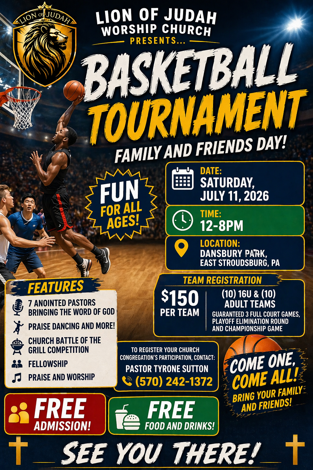 Family and Friends Day — Event Details Flyer